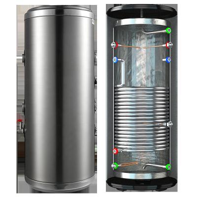 China Hotel 400 Liter Capacity SUS304 Stainless Steel Buffer Tank Water Tank Hot Water Storage Tank for sale