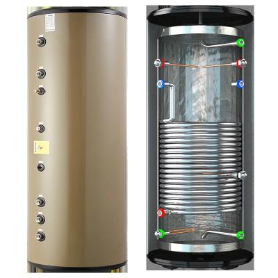 China 250L hotel swimming pool hot water center heat pump water tank for sale