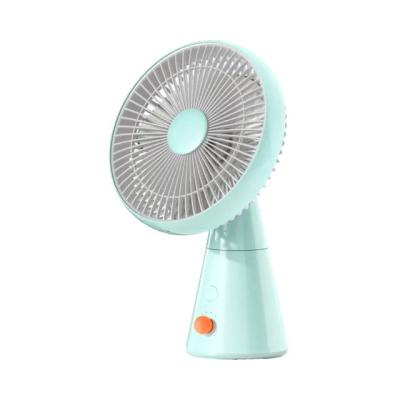 China Wireless Personal Desktop Portable Air Cooling Fan Type-C Chargeable Small Electric Desk Fan for sale