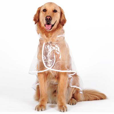 China Dog Inclusive Dog Poncho Raincoat Viable Top Rated Transparent Raincoat Clothes Dog Jackets for sale