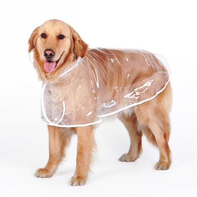 China Viable High Quality Pet Raincoat Hoodies Four Legs Waterproof Pet Raincoat Dog Clothes With Hood for sale