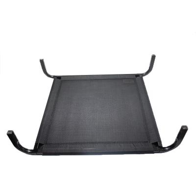 China Breathable Bed For Dog Black Dog Raised Bed Elevated Pet Bed for sale