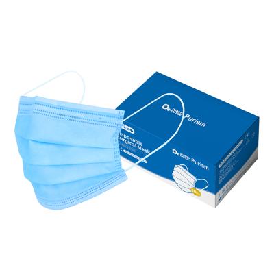 China 3 Adult Level Disposable Made In China Factory Hospital Use Surgical Face Mask for sale