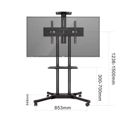 China Modern Factory Manufacture Modern Movable Adjustable TV Stand For Living Room Furniture 65 Inch TV Stands for sale