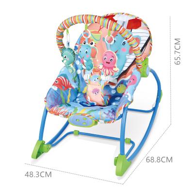 China Modern New Style Multicolor Baby Bouncer Rocker Rocking Chair for sale