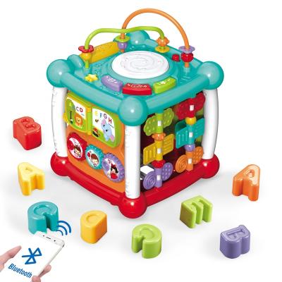 China Hot Selling Baby Educational Toy Amazon Children's Center Game Block Shape Sorter Cube Baby Learning Toys for sale