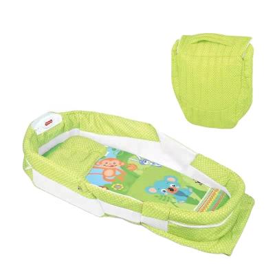 China Modern Portable Light Music Bed Cartoon Separated Baby Separated Bed With Music Baby Sleeper With Light Green &pink for sale