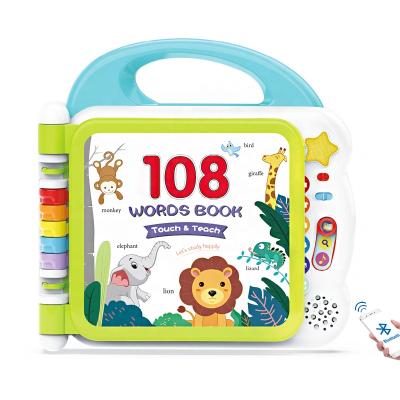 China Baby Educational Toy 108 English Words Touch Reading Books For Children Educational Toys Baby Learning Educational Toys for sale