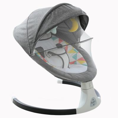 China Contemporary Newborn Plastic Metal Hardware Newborn Plastic Material Baby WESHIONS Baby Bouncer Crib Bouncer Automatic Swing Baby Cradle Chair for sale