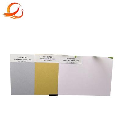 China Other manufacturer 0.65mm professional pearlized silver sublimation iron sheet for sale