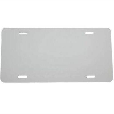 China Auto Dye Sublimation License Plate Blanks Sublimation 4 Holes Aluminum License Plate for sale