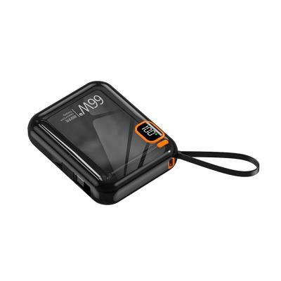 China Super Easy Carry New Mini 66W Quick Charging 10000mAh Power Portable Outdoor Bank for sale