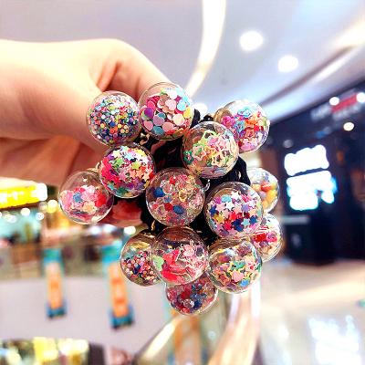 China 2021 Hot Selling 16PCS/Set 2021 Wholesale Soft Color Kids Party Candy Rubber Elastic Hair Bands Sports Accessories for sale