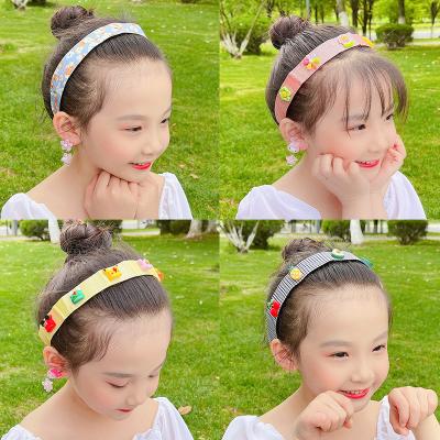 China Newest Summer Fashion Baby Sporty Hair Bands Colorful Korean Kids Headbands Girls Magic Flower Hair Accessories for sale