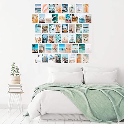 China Waterproof+Eco-friendly PosterPictures Custom Label 4*6 Inch 50pcs Postcards Aesthetic For Wall Collage Kits Photos for sale