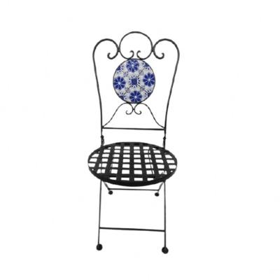 China Modern hot sale metal garden chairs cast iron garden furniture metal frame antique chair for sale