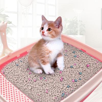 China 2019 Sustainable Cat Product As Seen On TV Bentonite Cat Litter Not Silica Cat Litter for sale