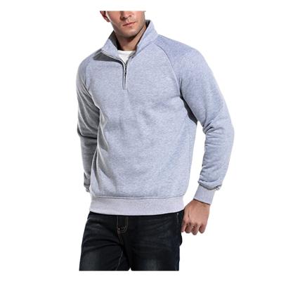 China Wholesale Quality Anti-pilling Quarter Zipper Pullover Warm Men's 1/4 Fleece Hoodies Fleece Hoodies Pullover Sweatshirt for sale