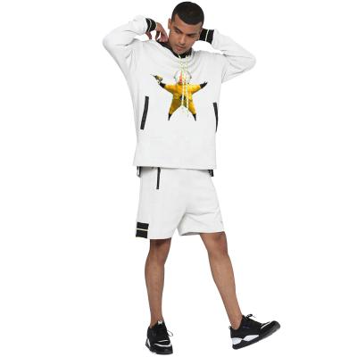 China New Fashion Summer Mens Jogger Suit Breathable Sports Tracksuit 2 Piece Shorts Matching Logo Custom Set Mens for sale