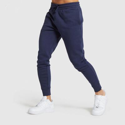 China Anti-pilling fitness sports mens navy long pants men's elastic stretched jogger single pants for sale