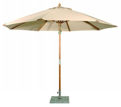 China 2020 Outdoor Furniture Market New Wood Patio Umbrella for sale