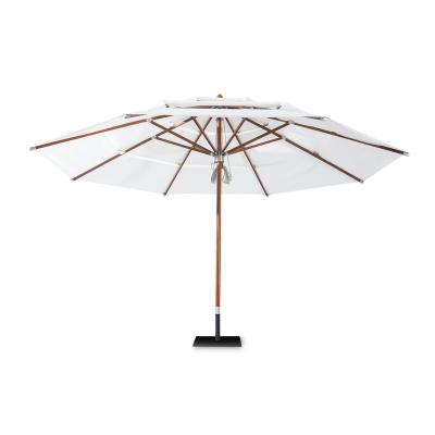 China Wholesale Large Sun Umbrella Parts Large Garden Patio Beach Leisure Outdoor Cafe Umbrella Contemporary High Quality Outdoor Parasol Base for sale