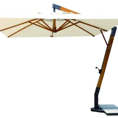 China 2020new Style Commercial Use Wooden Hanging Umbrella With 3layers for sale