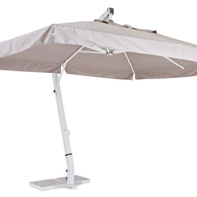 China Commercial Fancy Outdoor Garden Use Aluminum Sun Umbrellas For Sunshine for sale