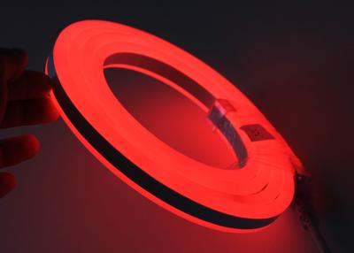 China Red Flexible Neon Rope Light , Double Side Super Flexible Neon Led Rope Lights for sale