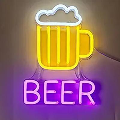 Cina Le insegne al neon hanno benedetto la birra che la barra al neon firma i segni al neon della birra in vendita