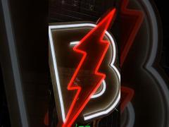 lightning custom neon sign