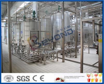 China 2000LPH 10000LPH SUS304 SUS316L UHT Milk Processing Plant With Filling Machine for sale