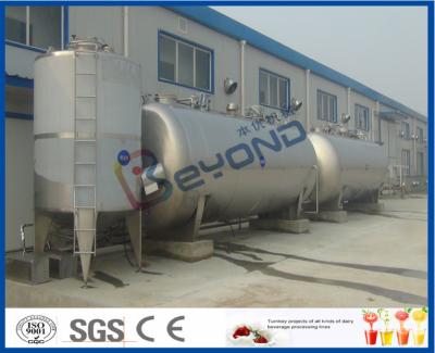 China Stainless Steel Large Outdoor Juice Storage Tank , Milk Storage Tank With SUS304 SUS316 for sale