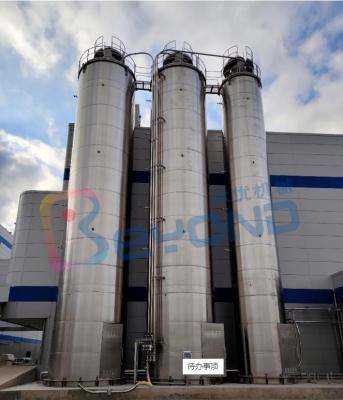 China 200m³ Flour/powder/milk SILO Outdoor big SILO Stainless Steel Tanks for sale