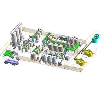 China 1500LPH UHT Milk Processing Line , Milk Powder Fresh Milk UHT Dairy Processing Plant for sale