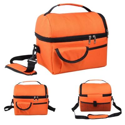 China Oak 8L Large Capacity Waterproof Insulated Cold Cooler Bag Picnic Lunch Bag Travel Camping Thermal Bag With Double Decker Portable Food for sale