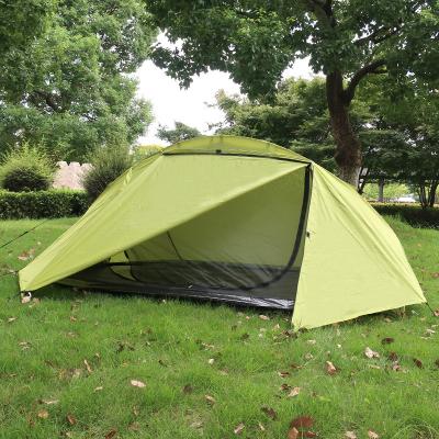 China Camouflage Game Camping / Field Hiking Tent For 2~3 Person Waterproof Windproof Portable Breathable With Aluminum Poles for sale