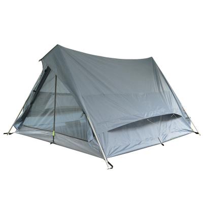 China Outdoor Camouflage/Field Game 2-3 Person Family Roof Tent Camping Thick Tower Oxford Cloth Camping Cabin Tent for sale