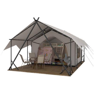 China Eco-Friendly Camouflage Game GUEST HOUSE Garden Villa Room Tent/Holiday Camp Hotel Field Outdoor Wild Luxury Large Scenic Area Tent for sale