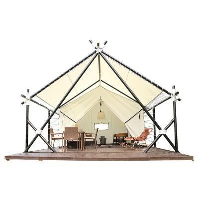 China Camouflage game hotel tent custom camping tent / restaurant outdoor wild luxury creative rain bar four seasons INS field for sale