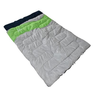 China Envelope Type Oak Fleece Outdoor Camping Sleeping Bag Thickened Envelope Double Couple Sleeping Bag Hotel Out Of Dirty Adult Warm Sleeping Bag for sale