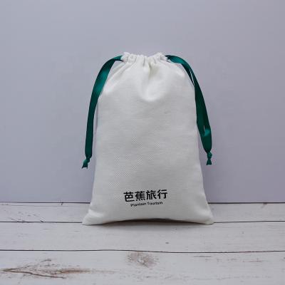 China Custom Logo Printed Breathable Drawstring Packaging Twill Recyclable Cotton Pouch Dust Storage Cotton Twill Pouch for sale