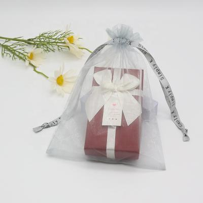 China Wholesale Clear Zipper Organza Pouch Gift Drawstring Jewelry Bag for sale