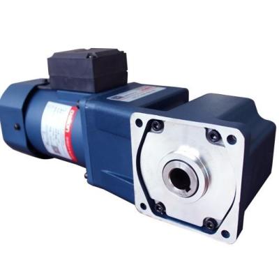 China Factory Supply 50/60Hz 110v/220v/380v 90mm Blue Flange Right Angle Induction Motor for sale