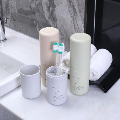 China Viable Mouthwash Cup Toothpaste Holder Travel Storage Bucket Family Hotel Bathroom Portable Wash for sale