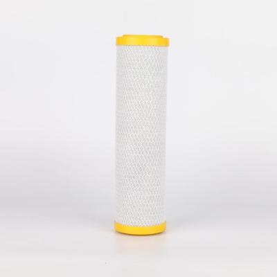 China Easy Operation CTO 10 Inch High Quality Activated Carbon Block Filter Cartridge Support OEM/ODM for sale