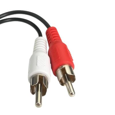 China Other hot sale 2 in 1 dc 3.5mm female to dual RCA male cable for sale