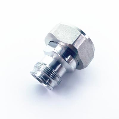 China Hot Selling Unique Design Copper DIN Adapter Male To 4.3-10 7/16 Female To 4.3-10 Adapter for sale