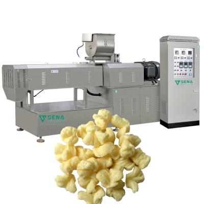 China High Efficiency Easy Operation Corn Puff Production Line Snack Extruder Machine For Small Business for sale