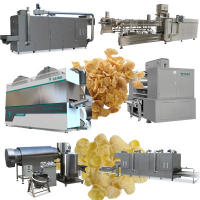 China High Efficiency Automatic Easy Operation 180-250kg/h Corn Flakes Breakfast Cereal Production Line for sale